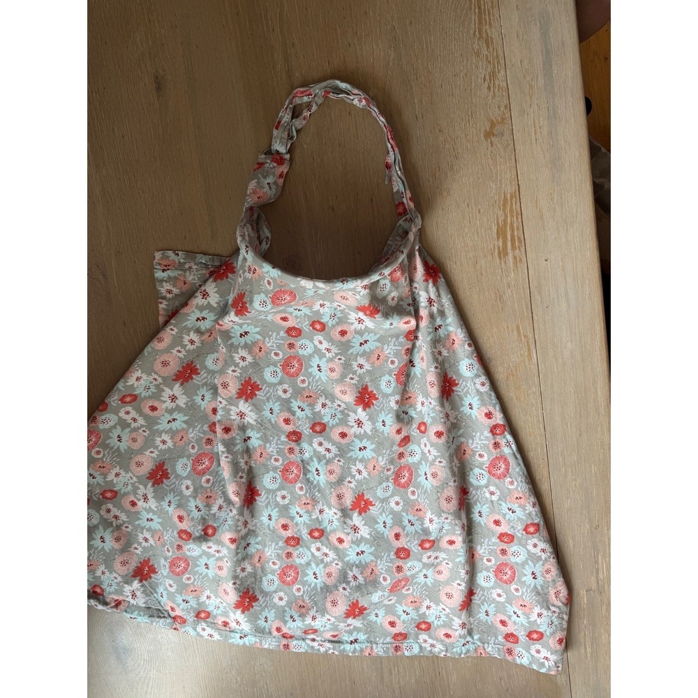 Bebe au Lait Pure and Simple 100% cotton Nursing Cover Floral Grey Red Pink